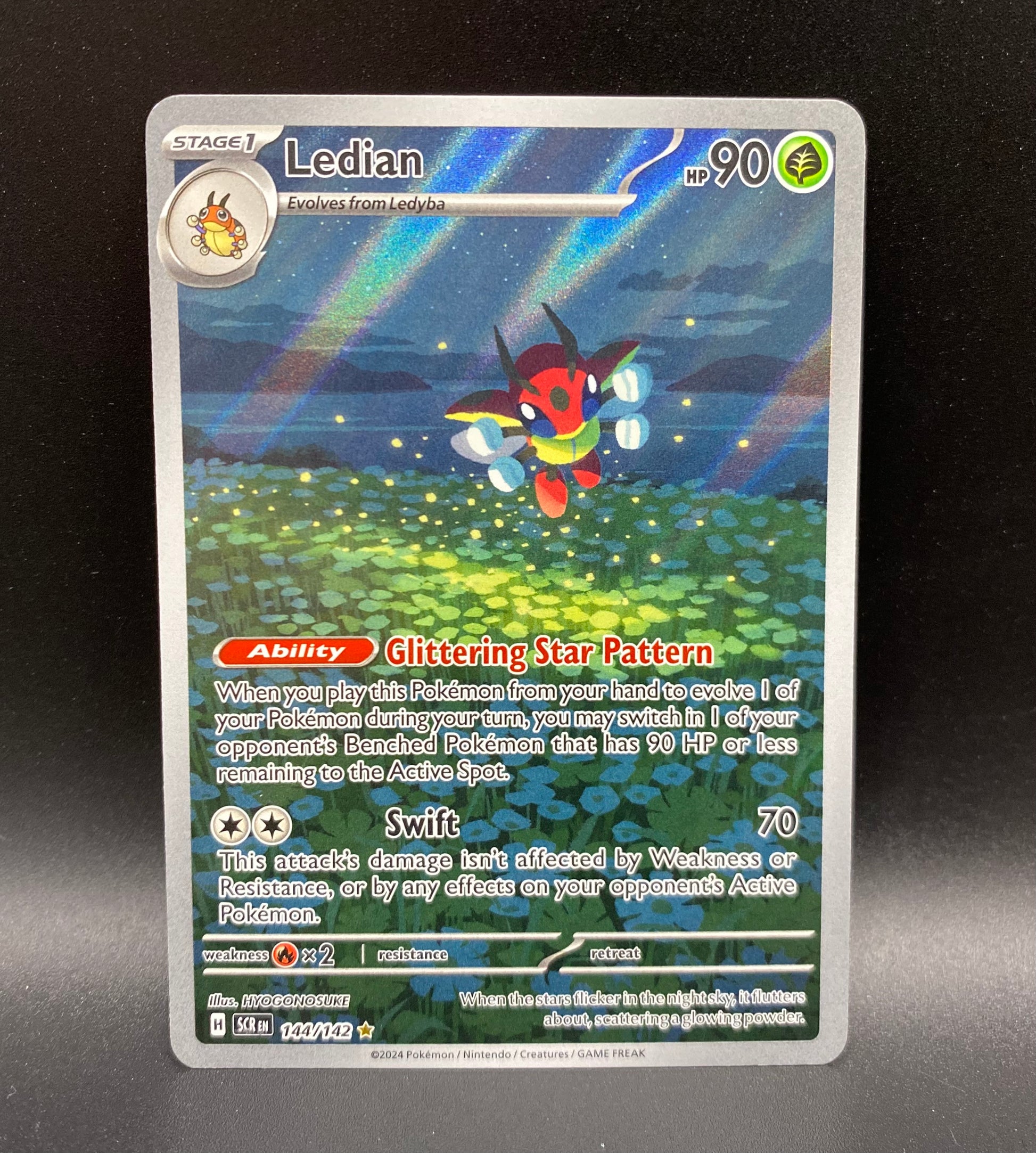 Ledian 144/142 Illustration Rare Pokémon TCG card