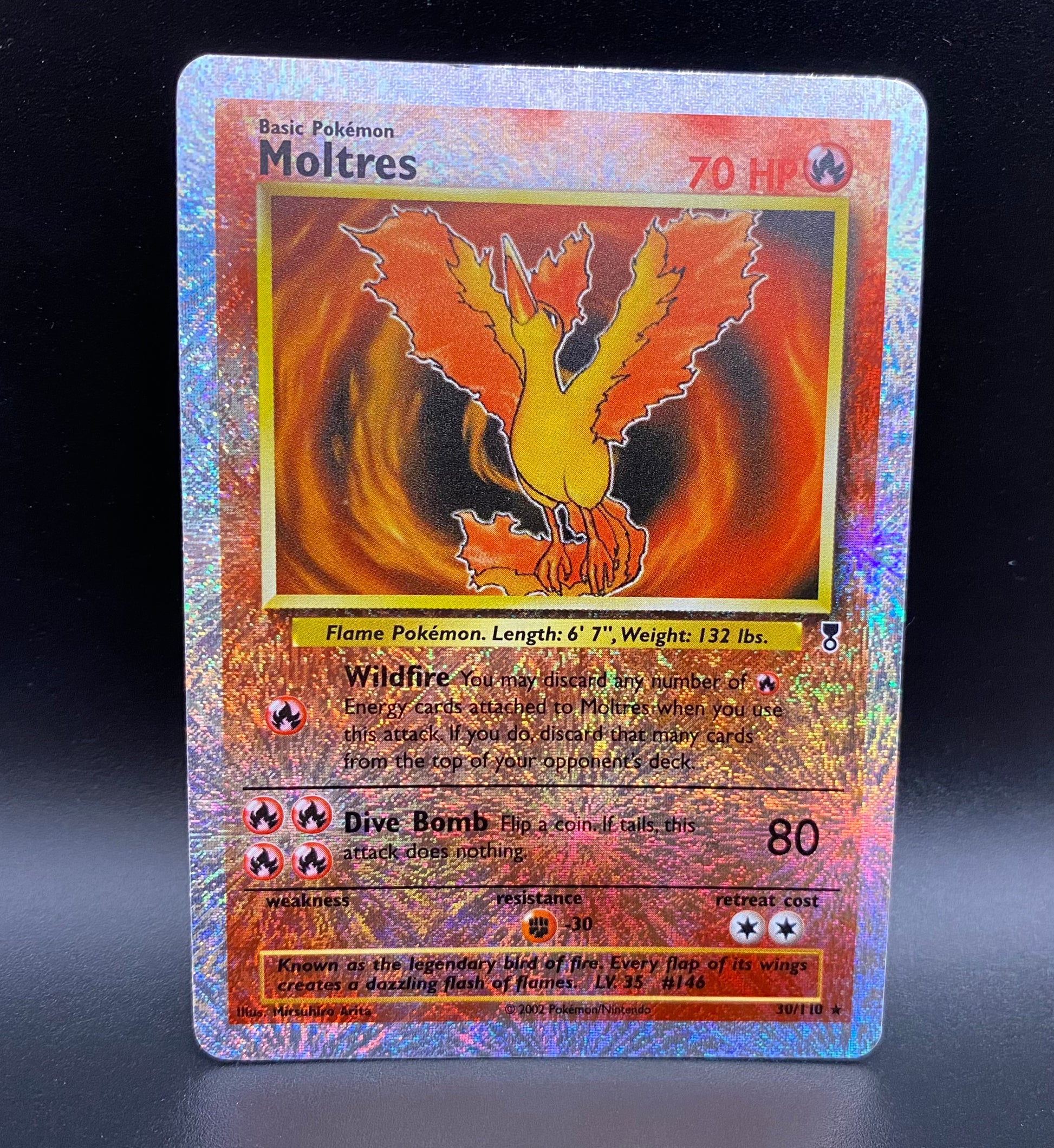 Moltres 30/110 Legendary Collection Reverse Holo Pokémon TCG card