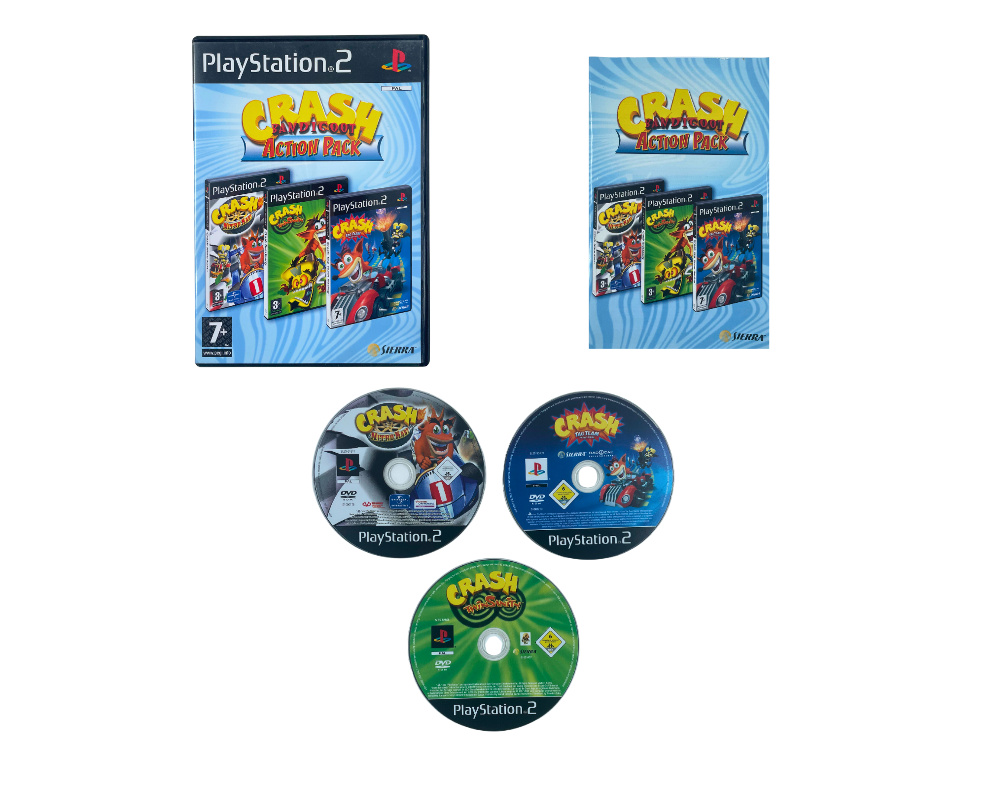 Preços baixos em Sony Playstation 2 Crash Bandicoot Action Pack Video Games