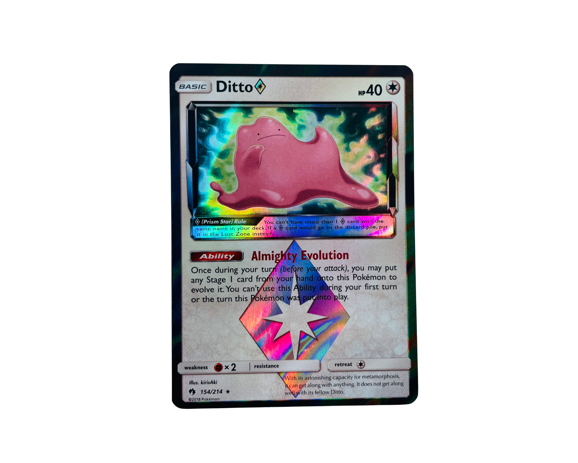 Ditto 154/214 | Pokmon Card Ditto 154/214 | Pokmon Card