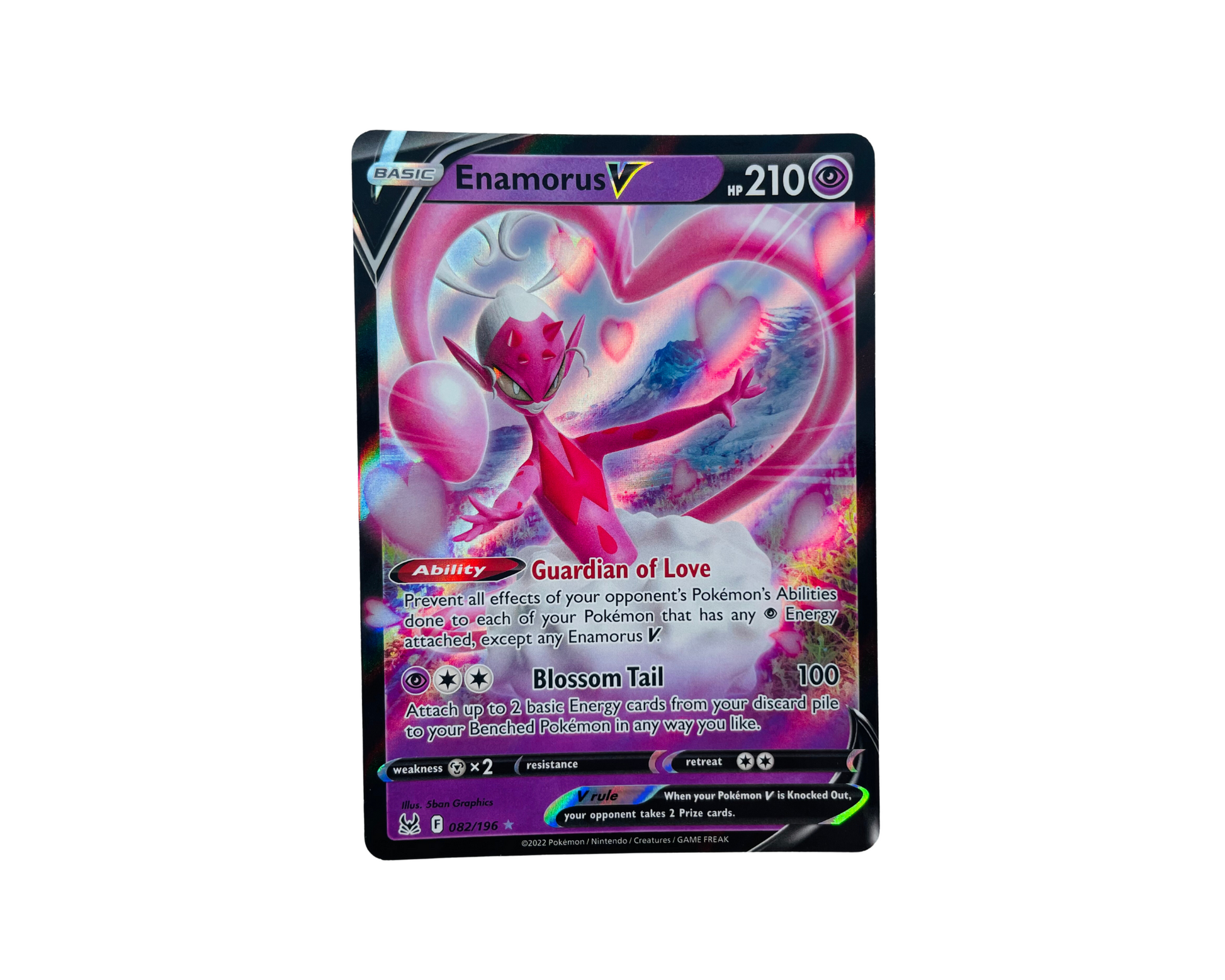 Enamorus V 082/196 Pokémon TCG card