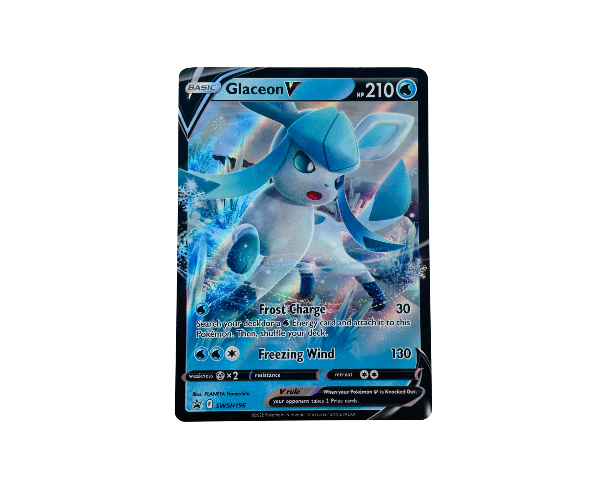 Glaceon V SWSH196 Pokémon TCG card