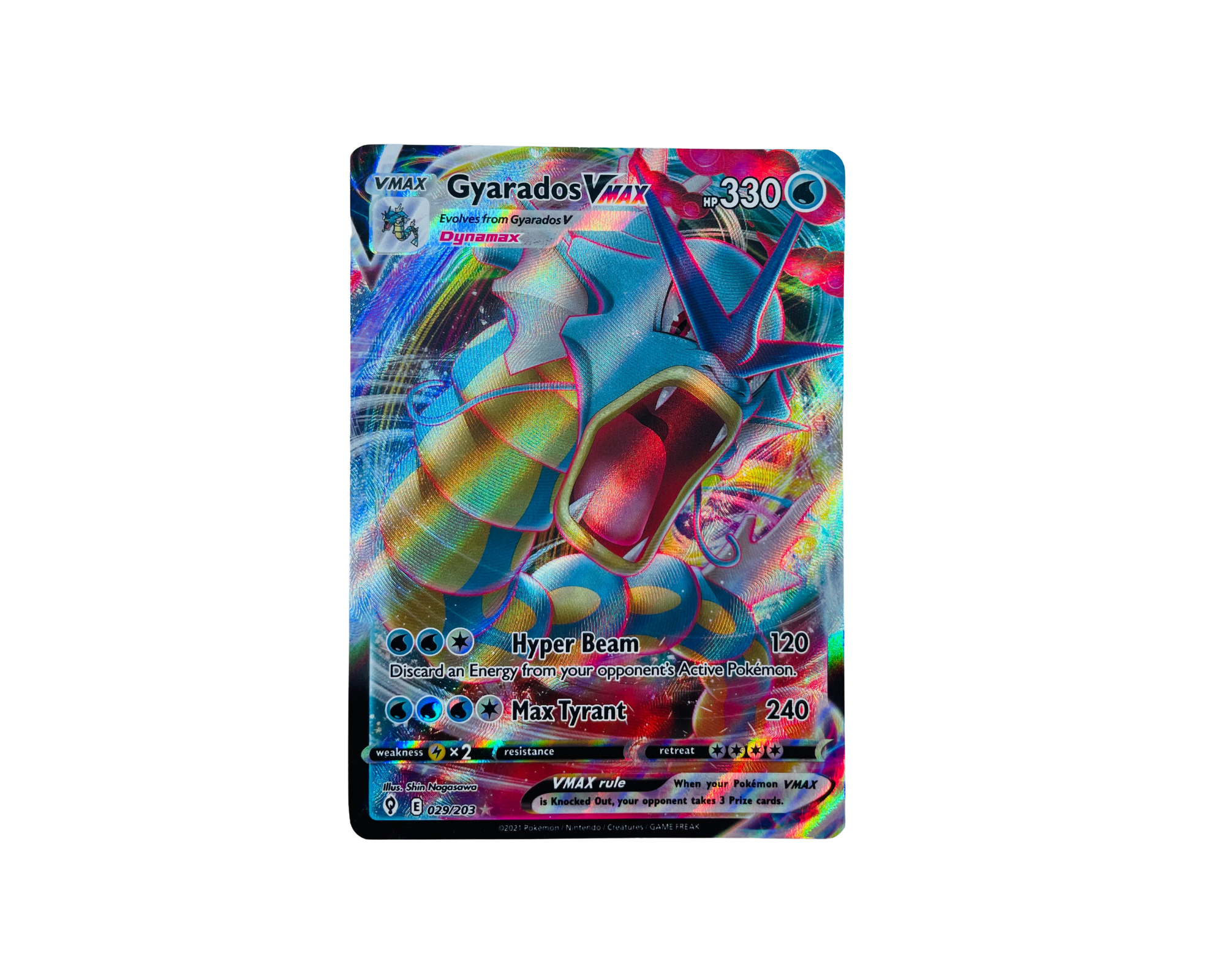 gyarados vmax pokemon card Gyarados VMAX 029/203