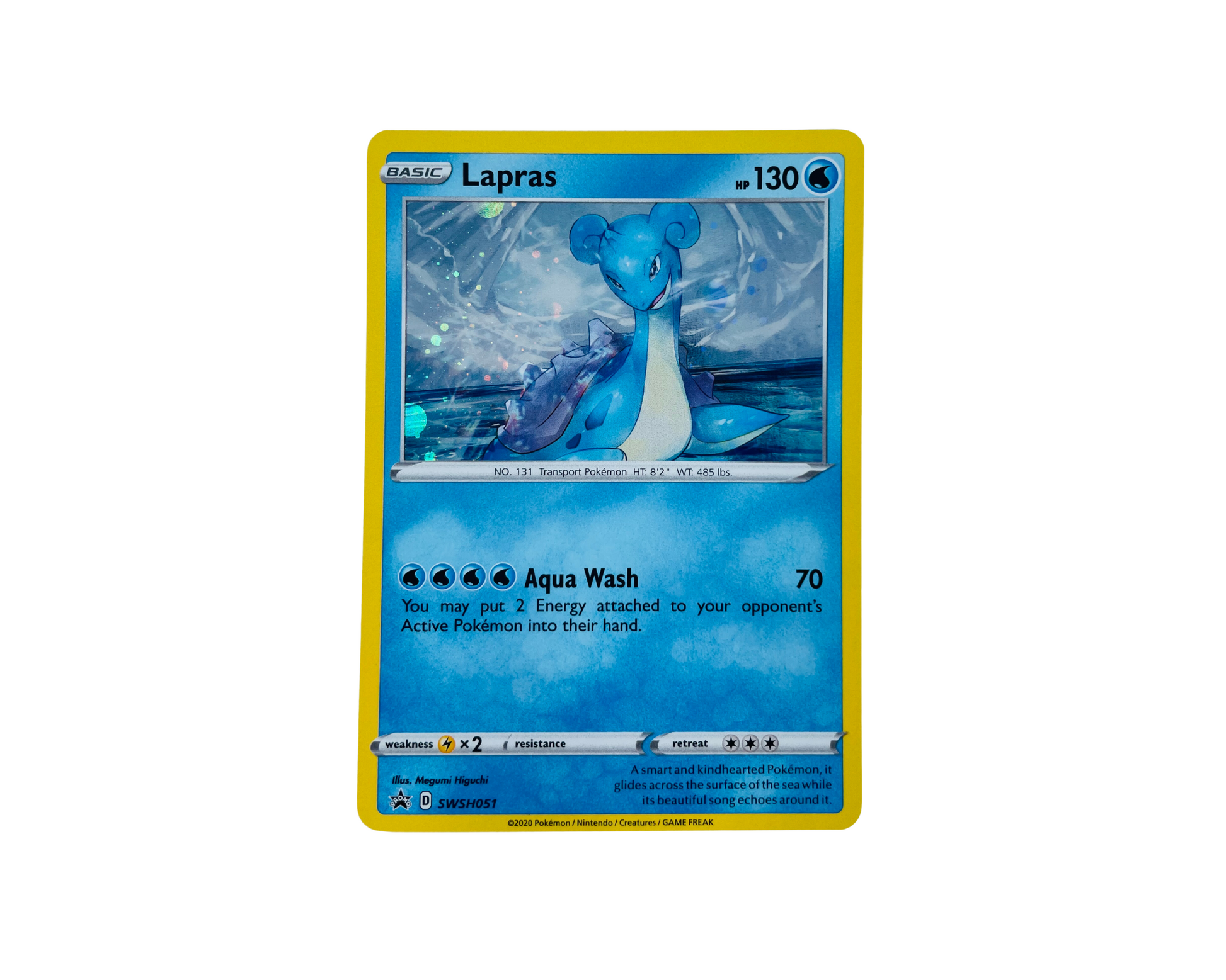 Lapras SWSH051 Pokémon TCG card