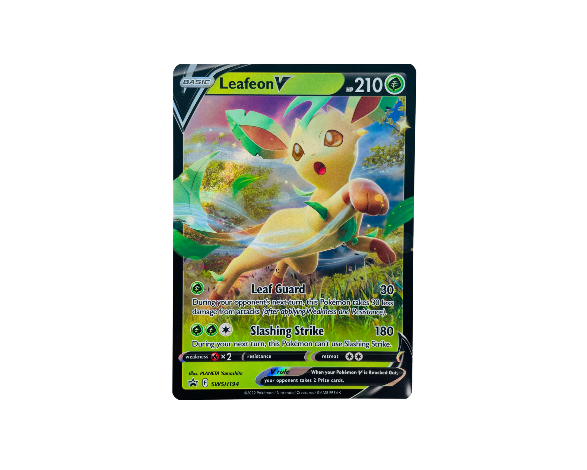 Leafeon V SWSH194 Pokémon TCG card