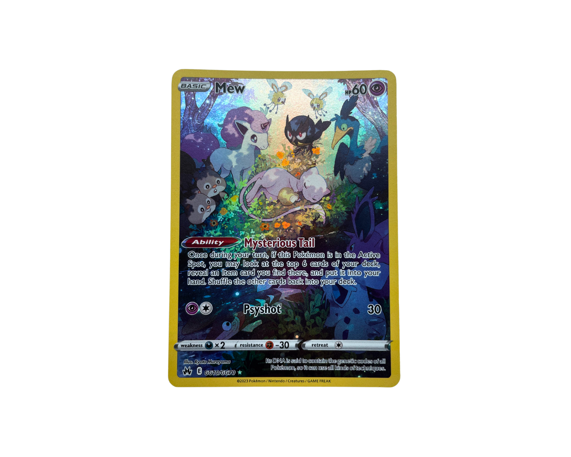 Mew GG10/GG70 Pokémon TCG card