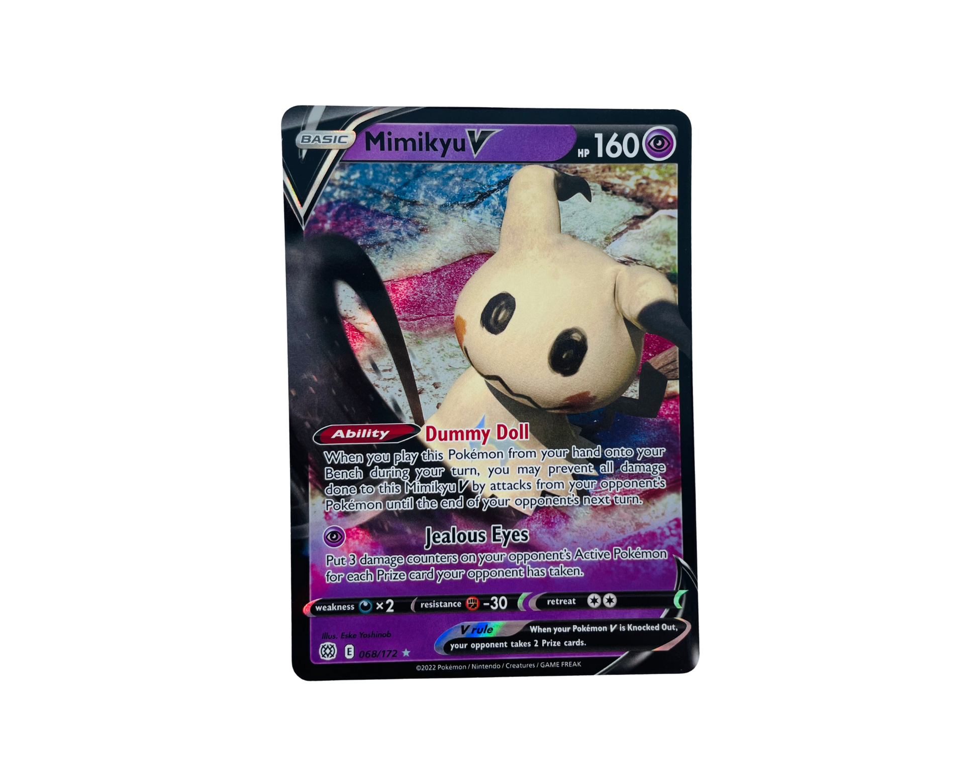 Mimikyu V 068/172 Pokémon TCG card