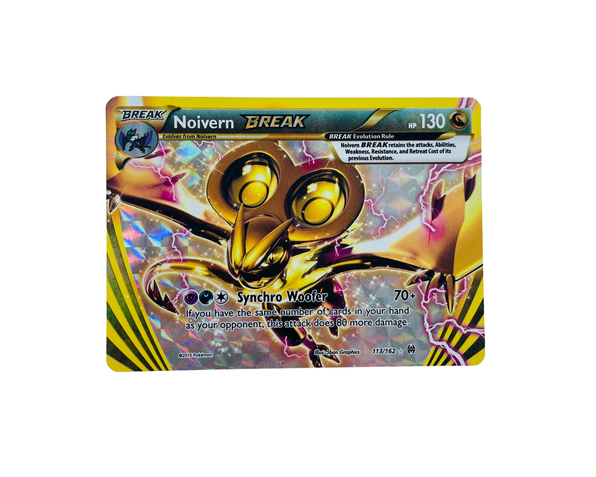 Noivern Break 113/162 Pokémon TCG card