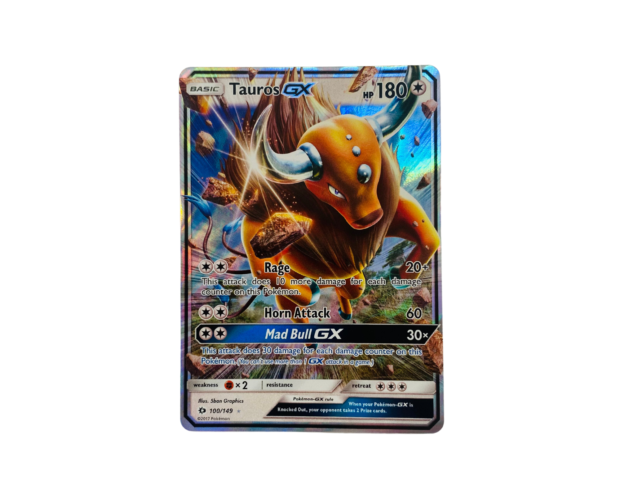 pokemon card tauros gx Tauros GX 100/149