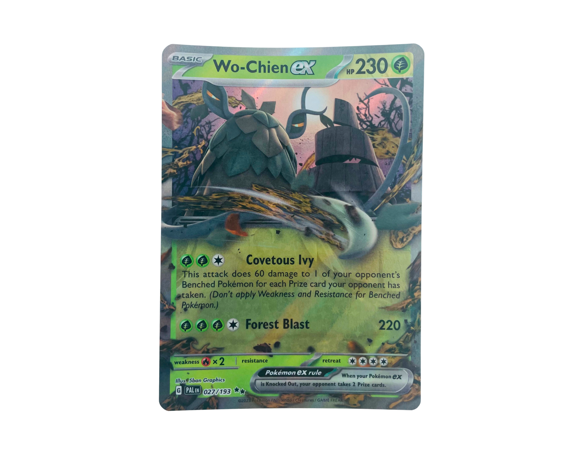 wo chien ex pokemon card price Wo-Chien 027/193 Style:The Might of Galadriel Bracket 3 Listed cards may have Pokémon Card Poppy SR
