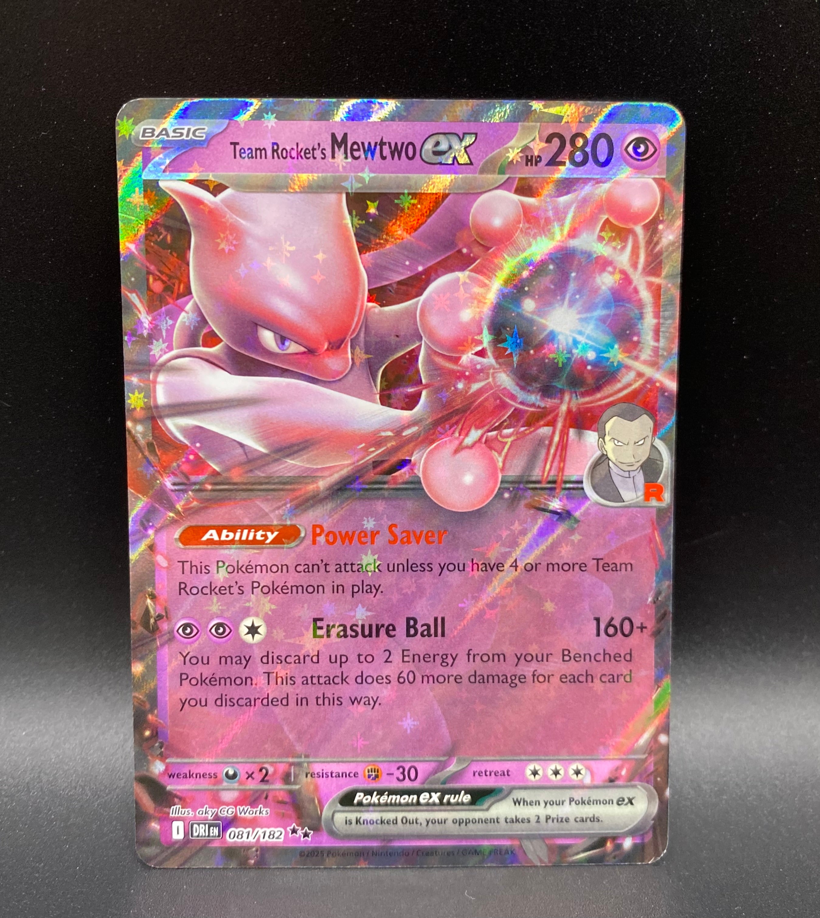 Team Rocket's Mewtwo ex 081/182 | Pokémon Card