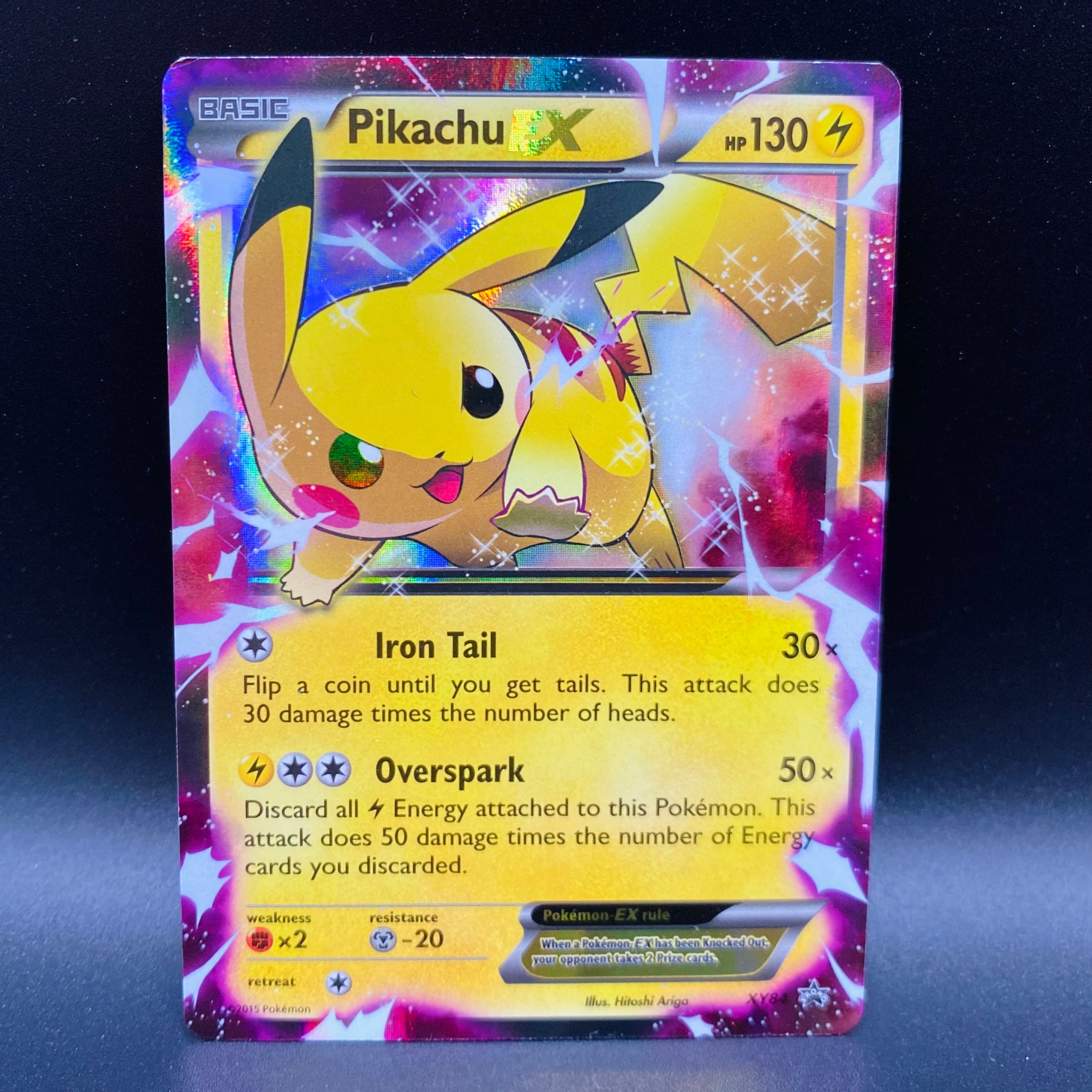 Pikachu EX XY84 Promo Pokémon TCG card