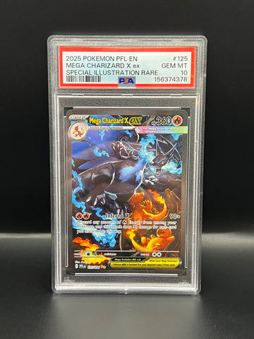 Mega Charizard X ex 125/094 Special Illustration Rare PSA10