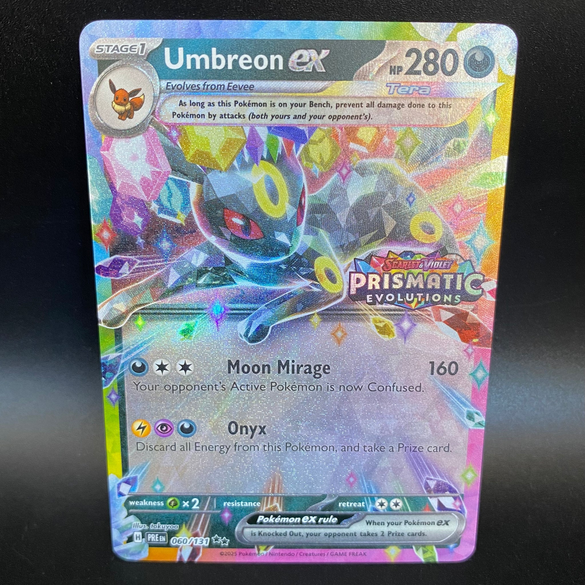 Umbreon ex 060/131 Prismatic Evolution Stamp