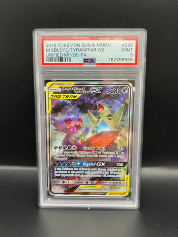 Mega Sableye & Tyranitar GX 226/236 Alternate Art PSA9