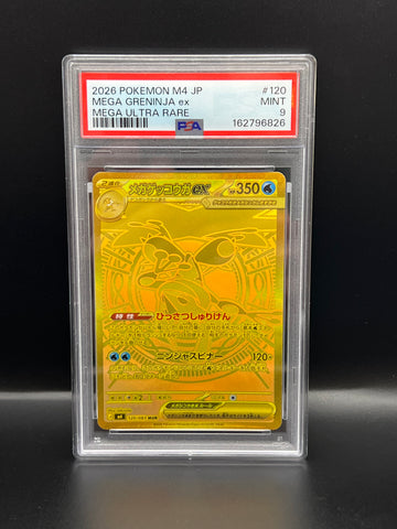 Mega Greninja ex 120/083 Mega Ultra Rare PSA9 (Japanese)
