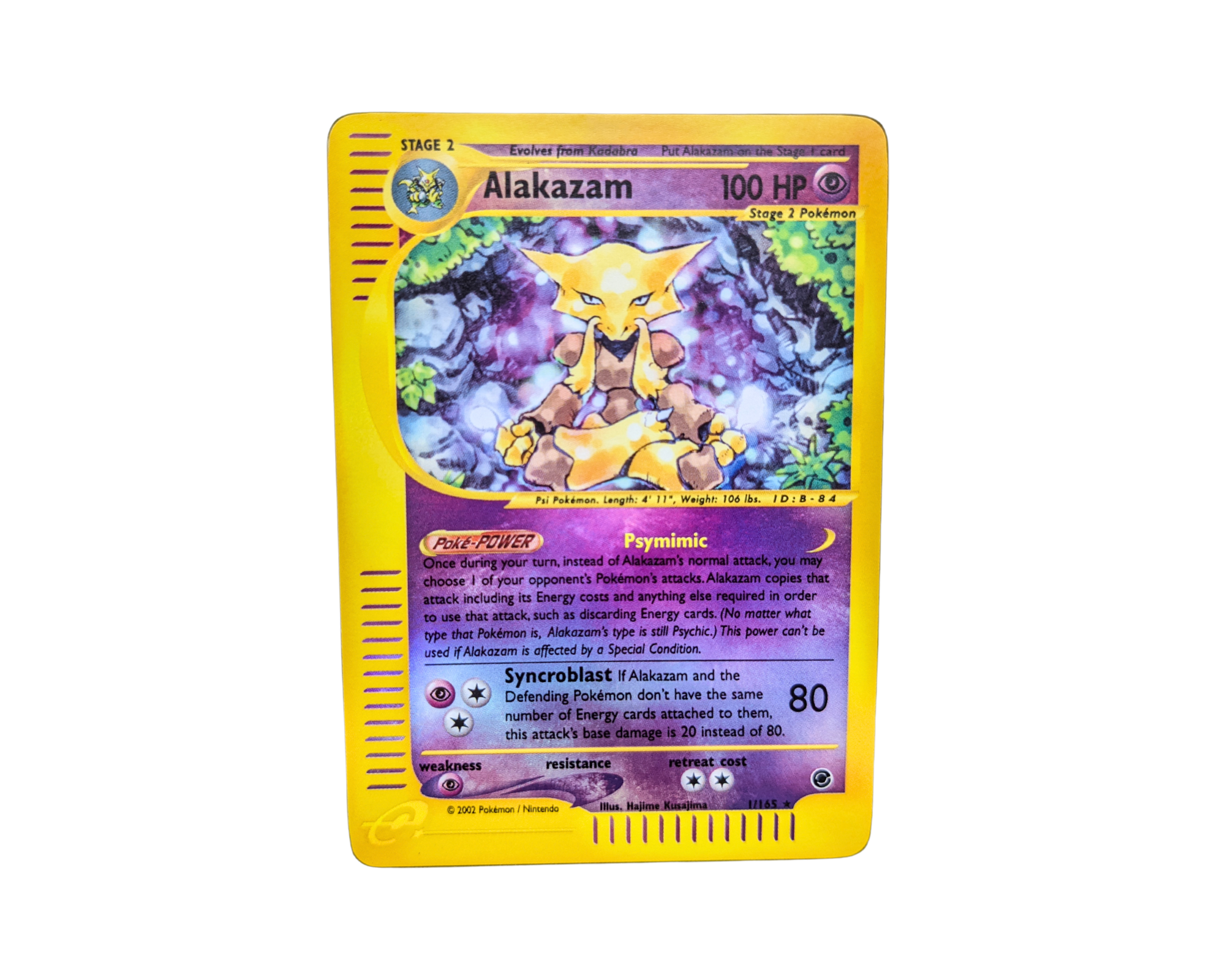 Alakazam 1/165 Reverse Holo