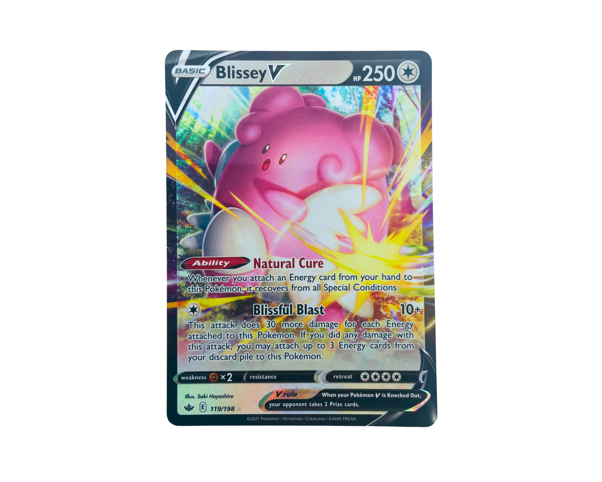 blissey v pokemon card Blissey V 119/198