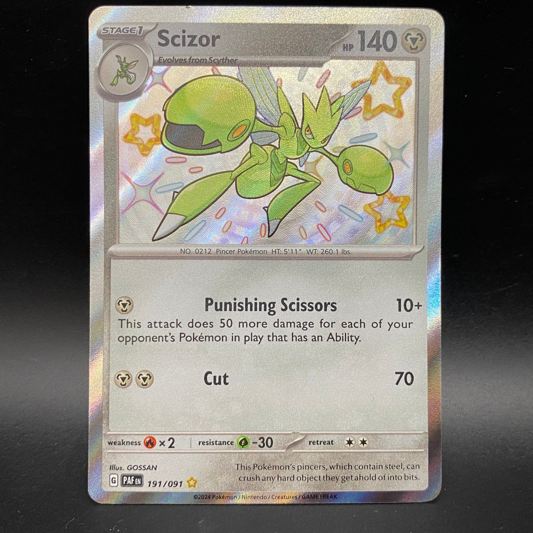 Scizor 191/091 Shiny Rare