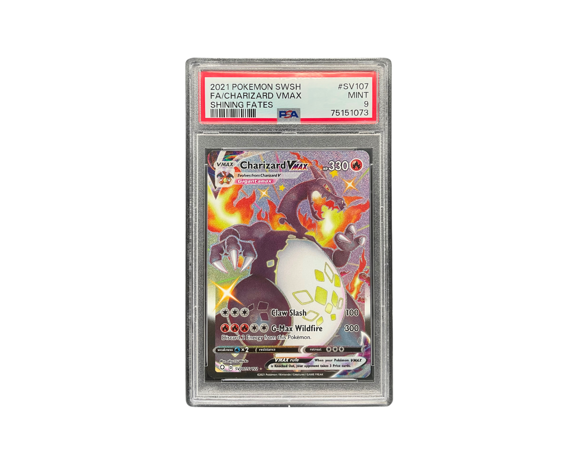 Charizard VMAX SV107/SV122 PSA 9