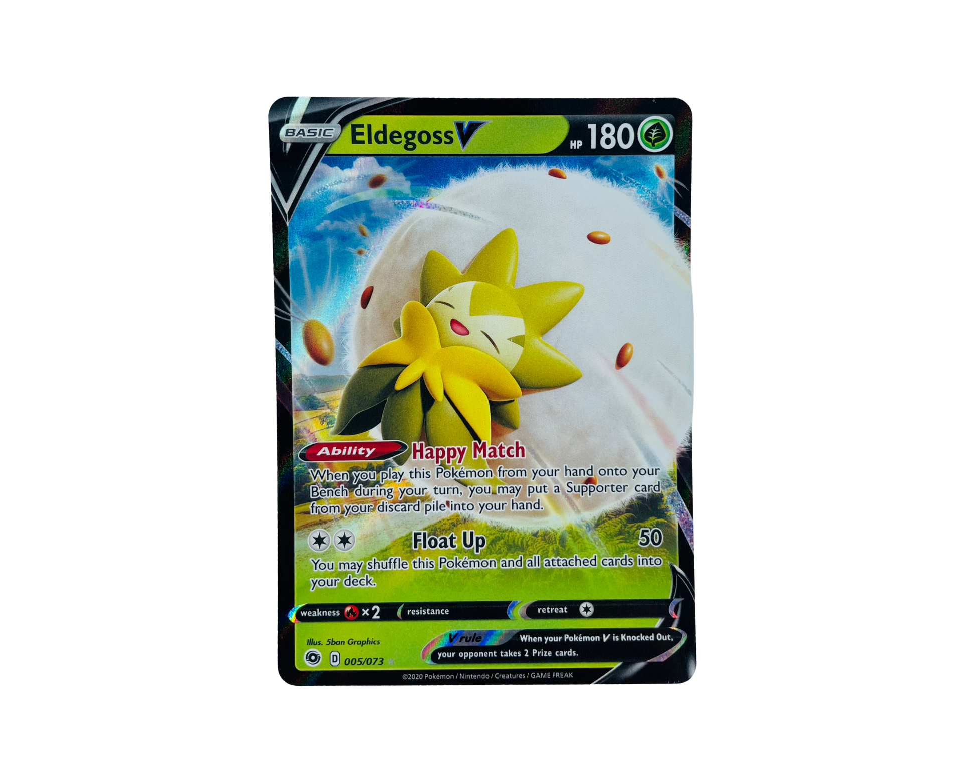 eldegoss pokemon card Eldegoss V 005/073