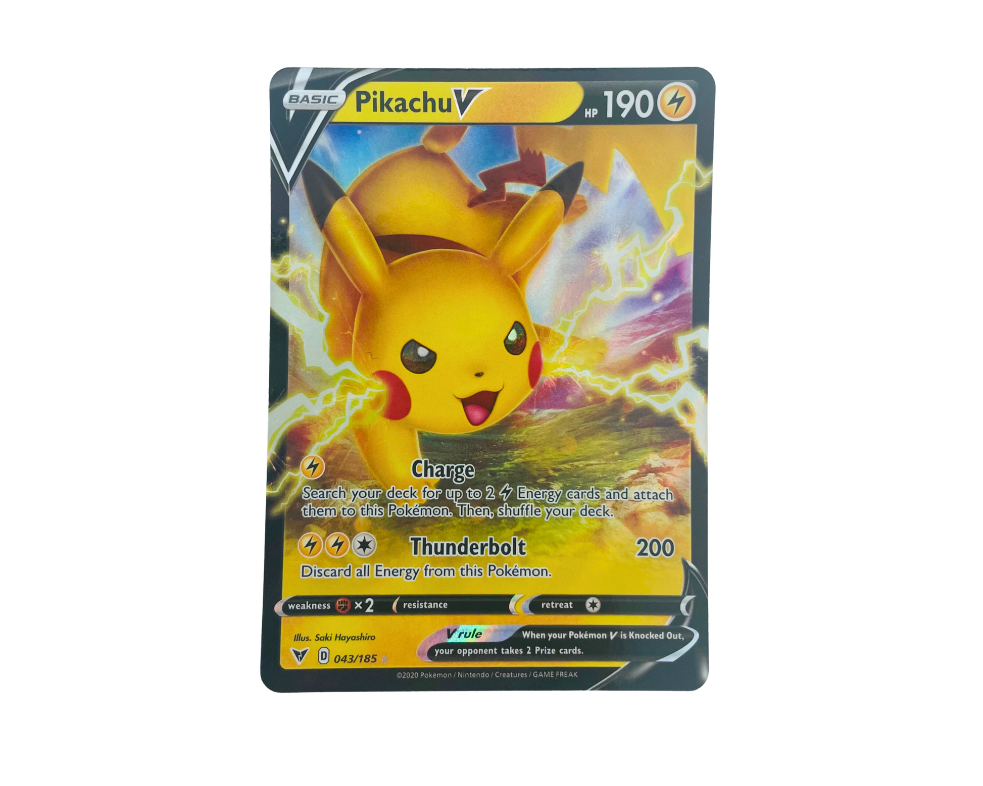Pikachu V 043/185 | Pokémon Card Pikachu V 043/185 | Pokémon Card