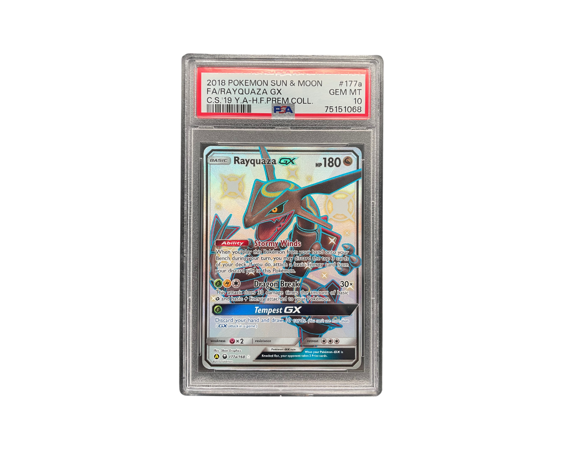 Rayquaza GX 177a/168 PSA Gem Mint 10 | Pokmon Card Rayquaza GX 177a/168 PSA Gem Mint 10 | Pokmon Card