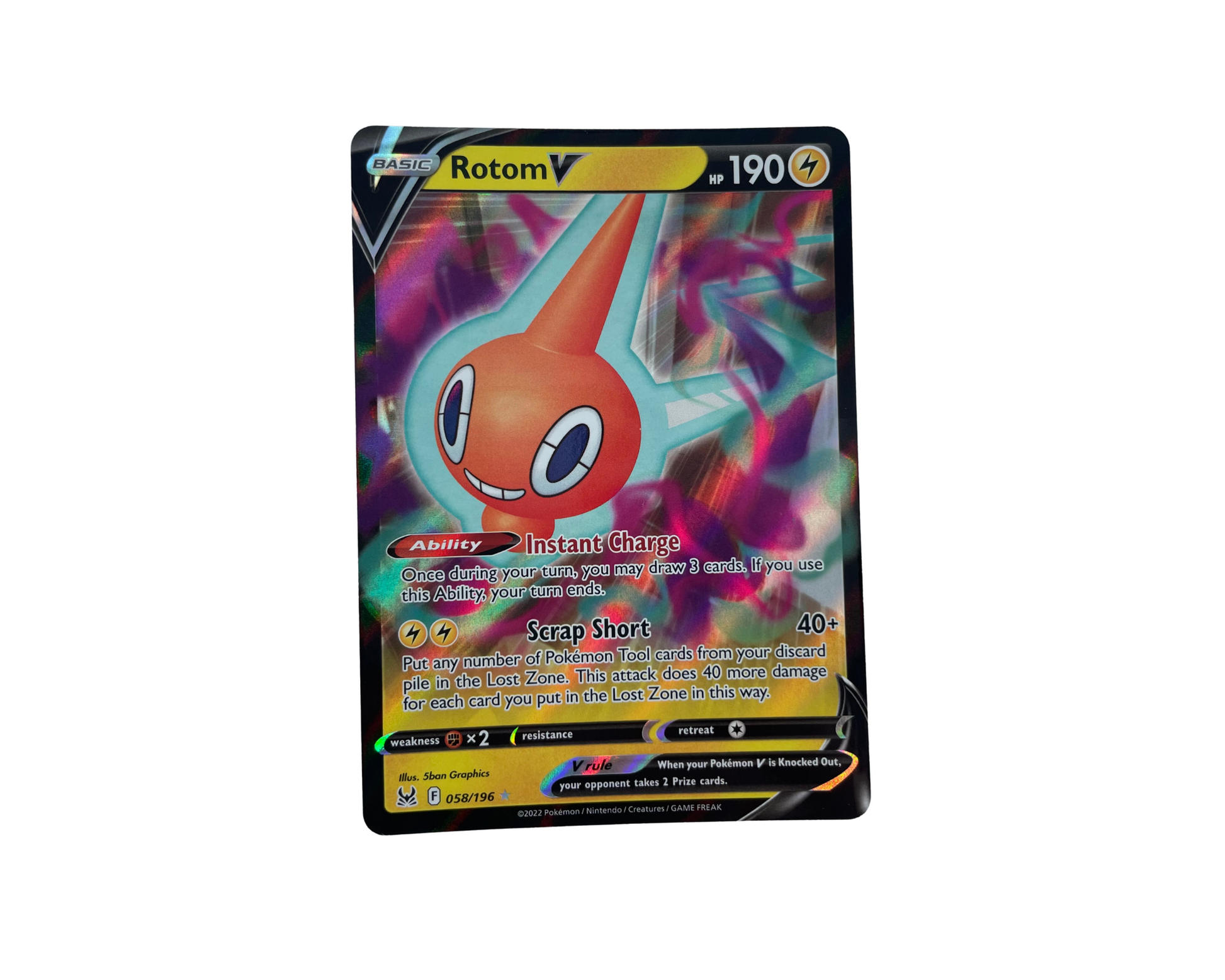 Rotom V 058/196 | Pokmon Card Rotom V 058/196 | Pokmon Card