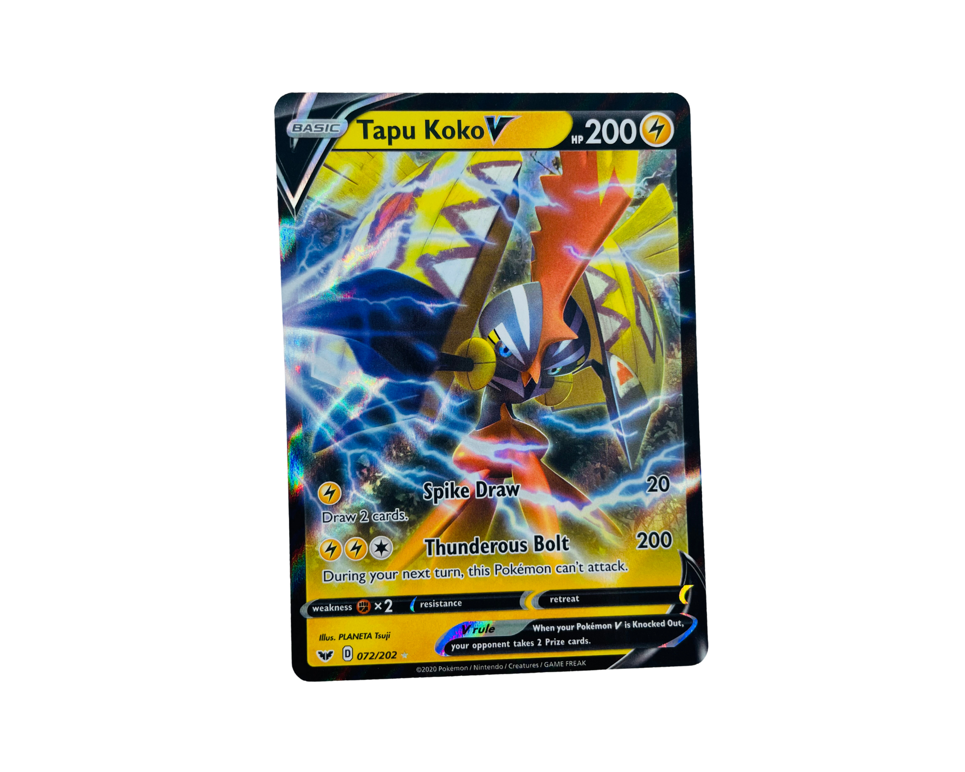 Tapu Koko V 072/202 | Pokmon Card Tapu Koko V 072/202 | Pokmon Card