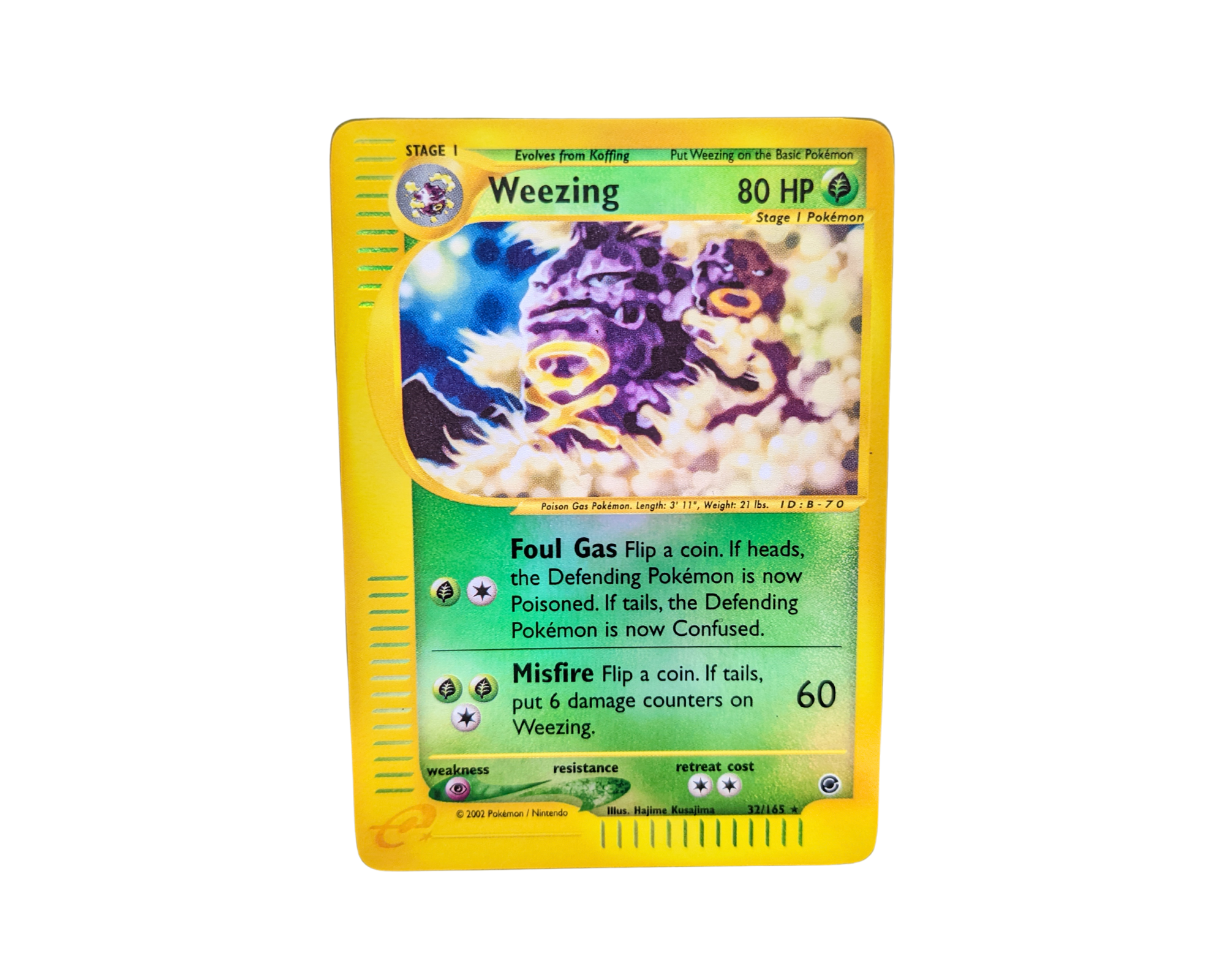 Weezing 32/165 Reverse Holo