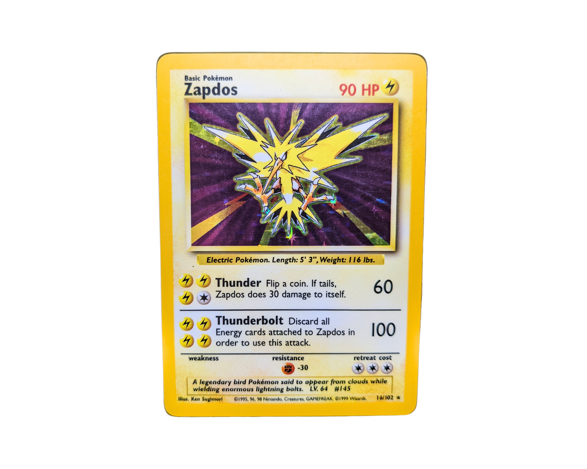 Zapdos 16/102 | Pokmon Card Zapdos 16/102 | Pokmon Card