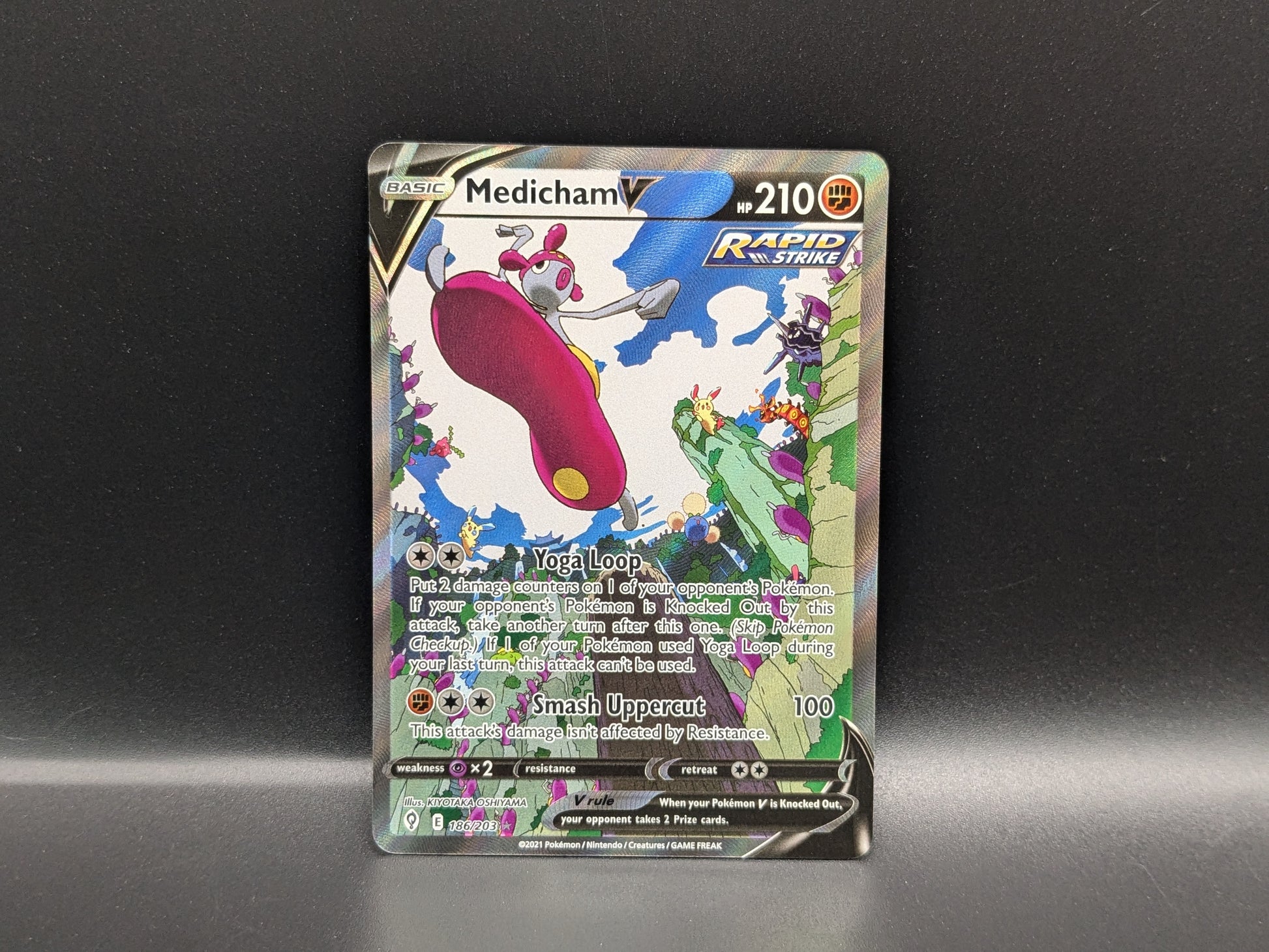 Medicham V Ultra Rare 186 203 Evolving Skies medicham-v-ultra-rare-186-203-evolving-skies