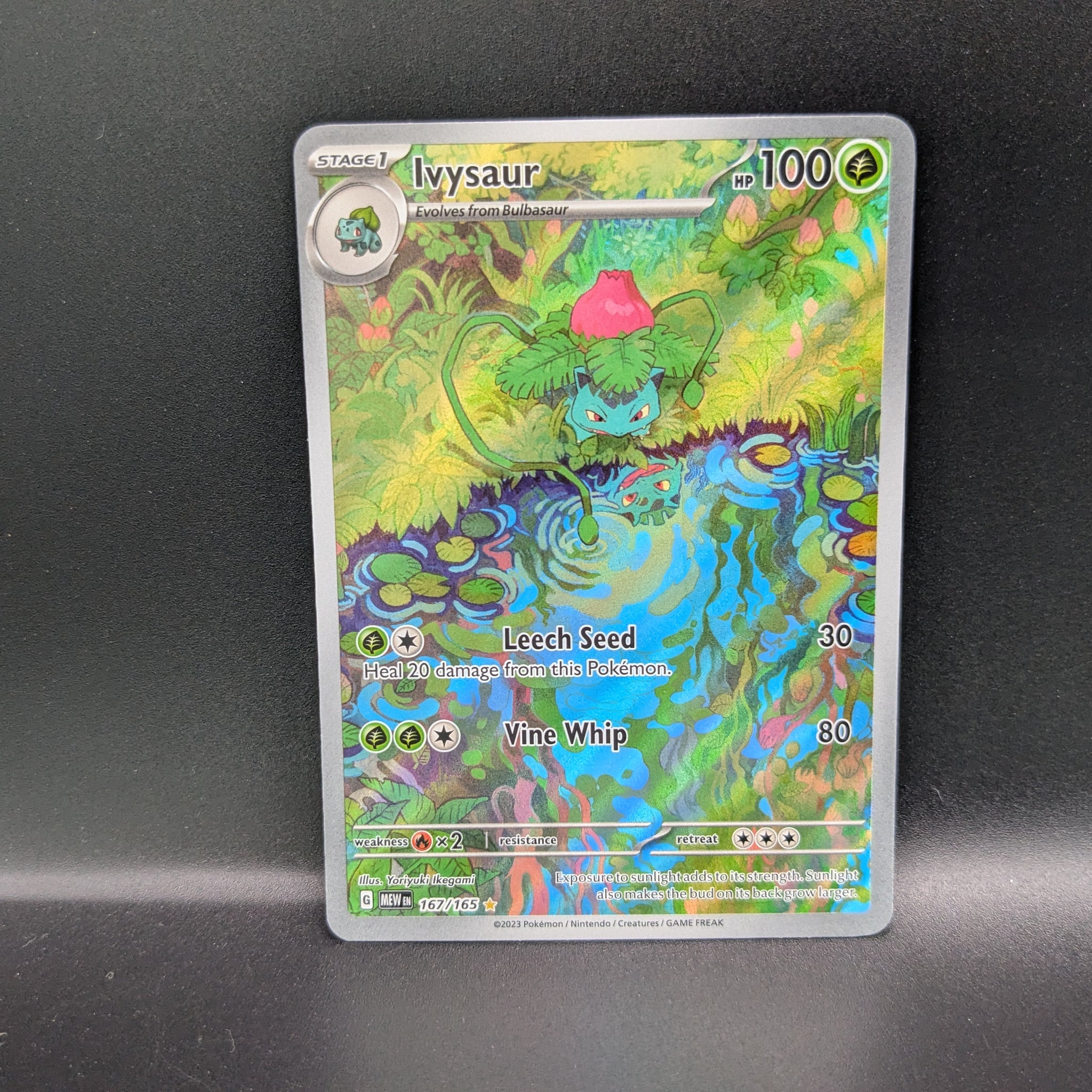 Ivysaur Illustration Rare 167/165 - SV: 151