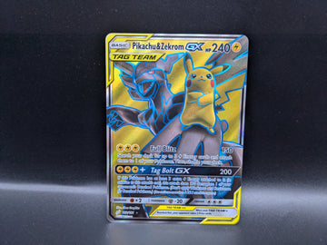 Pikachu & Zekrom GX Tag Team Full Art 162/181