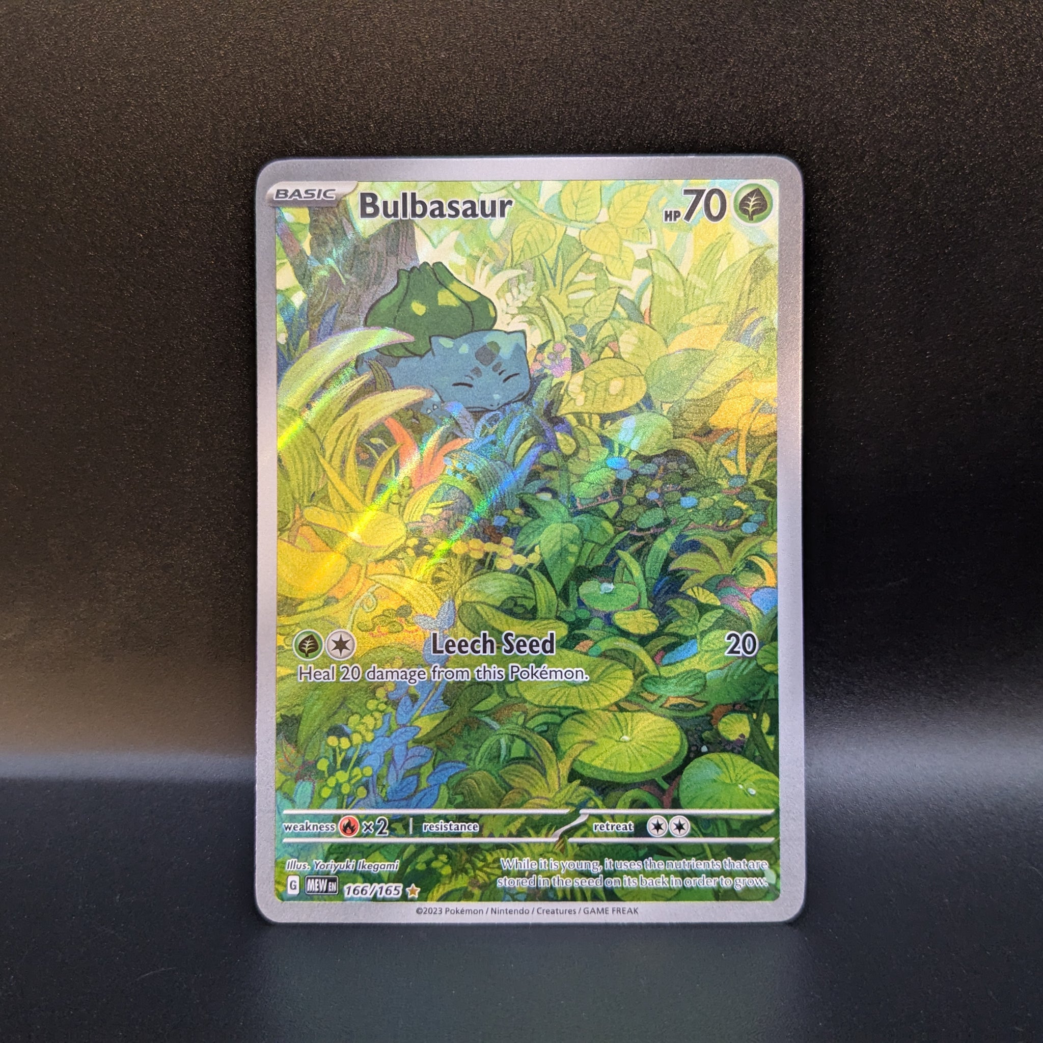 Bulbasaur Illustration Rare 166/165